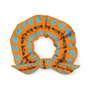 Mclaren Livery Inspired Recycled Scrunchie