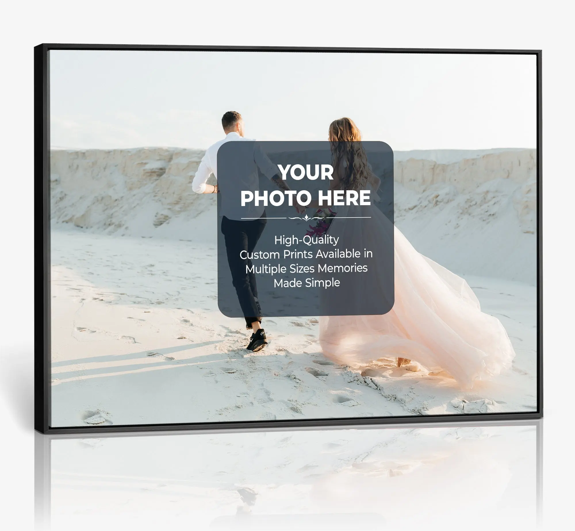 Personalized Framed Canvas Wall Art - Custom Photo Print, Digitally Printed Artwork for Home Decor & Interior Walls