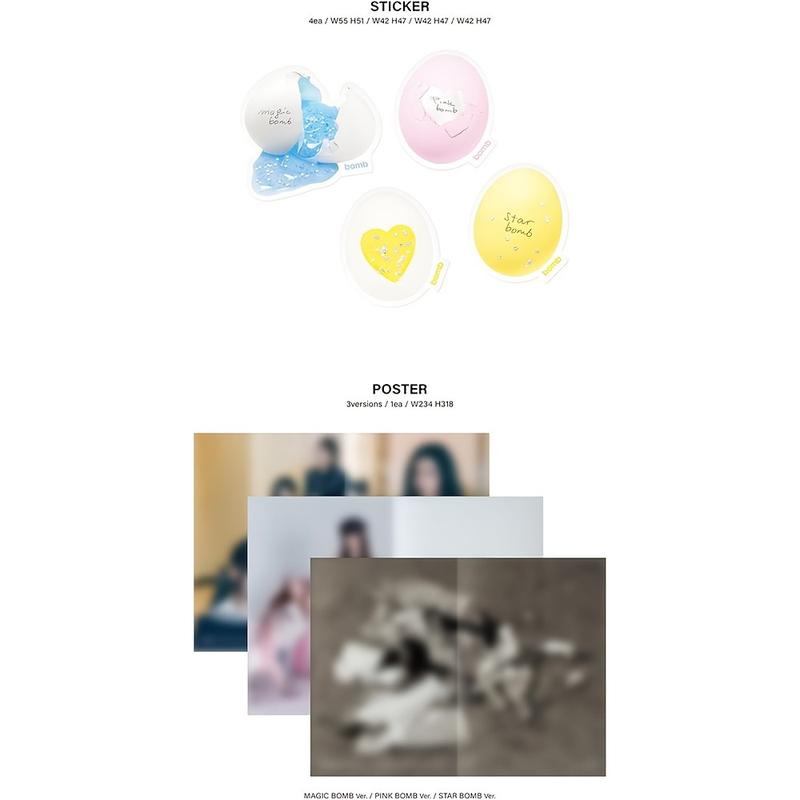 Illit Third Mini Album Card Collection Set, Bomb Version Photo Book + Special Extra Photo Cards, K-Pop Collectible Memorabilia