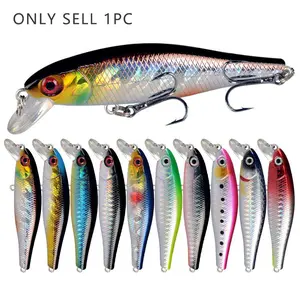 10-Pack Laser Fishing Lures with Hooks, Artificial Fish Bait, Outdoor Fishing Accessories, High-Performance Fishing Gear