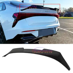 FOR 2025+ KIA K5 OPTIMA GLOSSY BLACK V STYLE HIGHKICK DUCKBILL TRUNK SPOILER WING