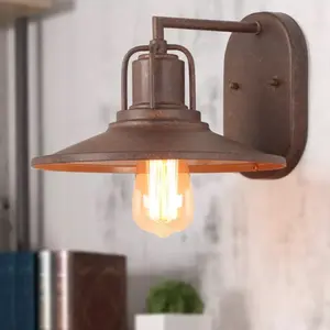 LALUZ Farmhouse Wall Sconces Rustic Hardwired - Ideal for Bedroom, Living Room, Dining Room, Foyers, Hallway, Breakfast Bar - UL Listed and Dimmable