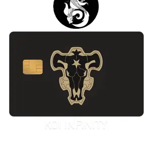 Black Bulls Black Clover Anime Credit Card Sticker