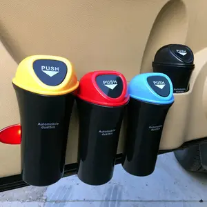 Cup Holder Trash Can for Car Garbage Can