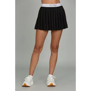 Black Sport Pleated Tennis Skirt