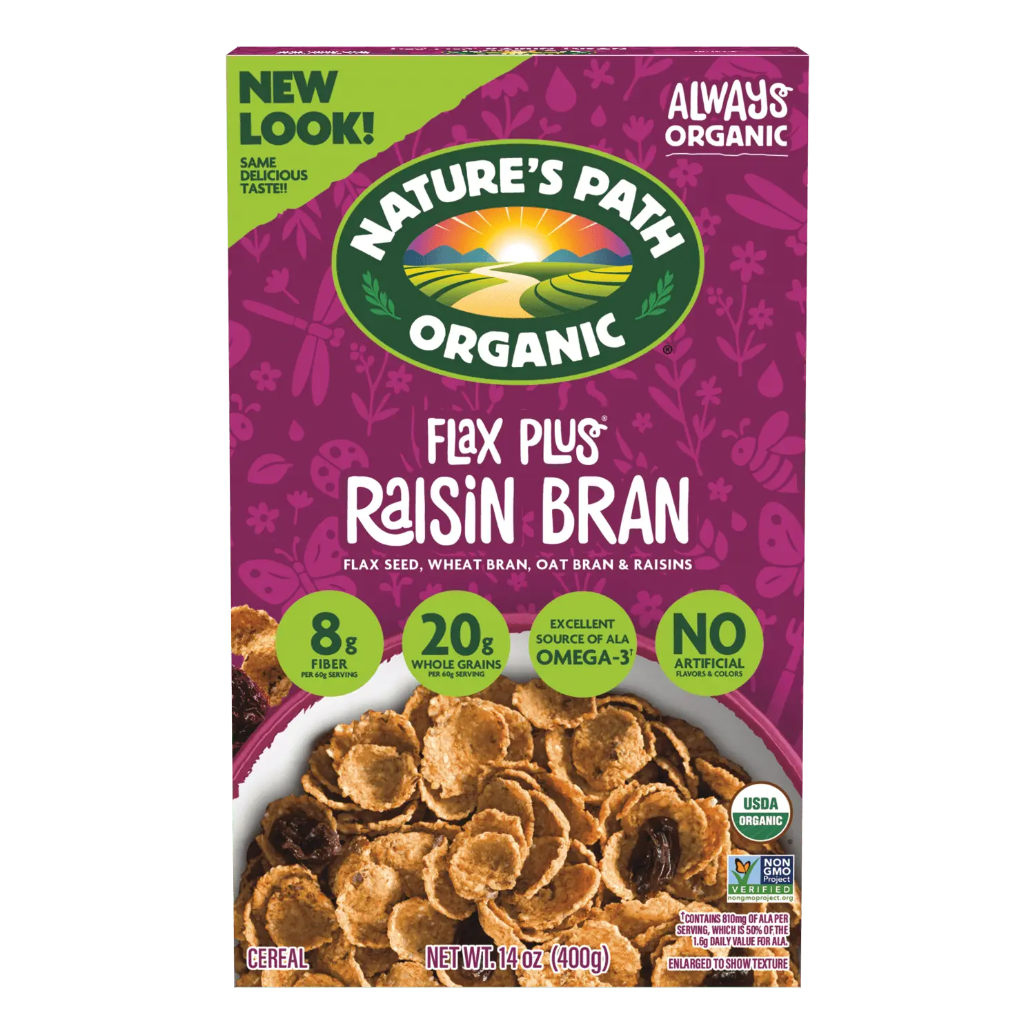 Nature's Path Organic Flax Plus Raisin Bran Cereal