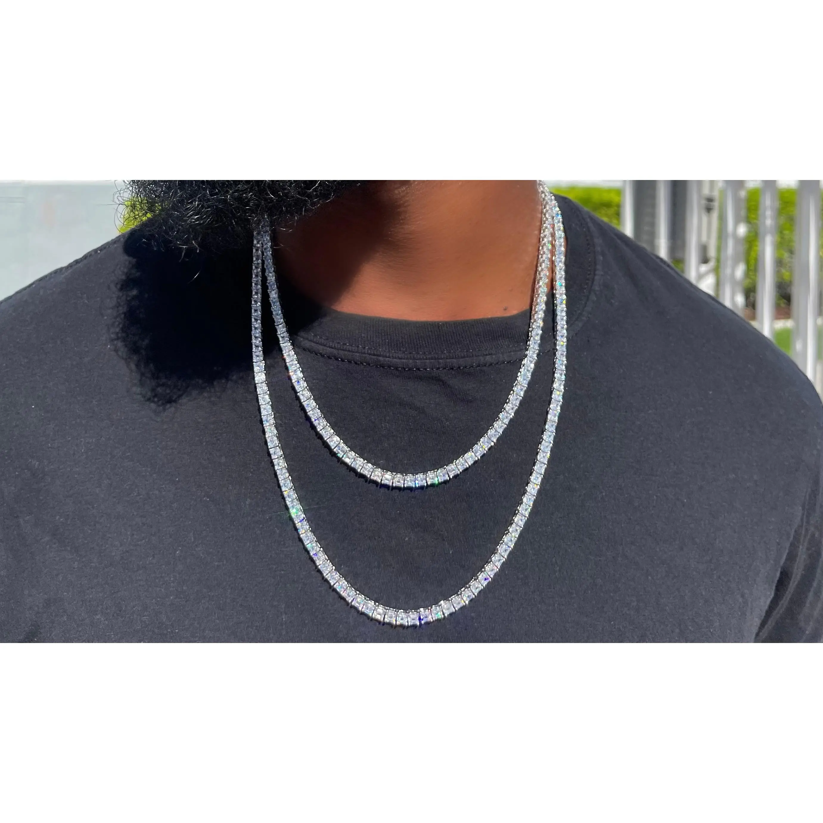 Iced Out Tennis Chain