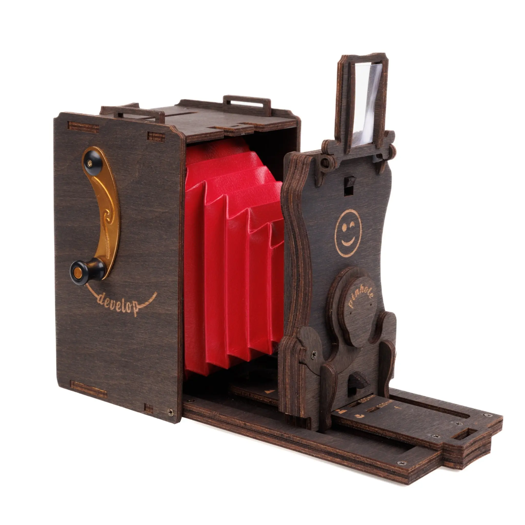 Pinhole Instant Mini Film Camera Pre-assembled Vintage Instant Film Camera compatable with Instax Mini Film Lens Card
