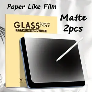 iPad Tempered Glass Screen Protector Anti-Fingerprint Sweat Resistant Compatible with Pro Model 11 Inch 13 Inch M4 Chip Tablet