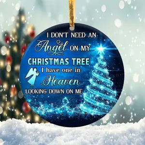 Memory I Don't Need An Angel Ornament, Christmas Ornament for Home Elegance, Perfect Gift for Any Occasion