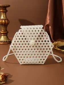 Elegant Hexagonal Bag for Women, Chic and Minimalist Design, Perfect for High-End Events, Dates, and Dinners, Unique and Versatile
