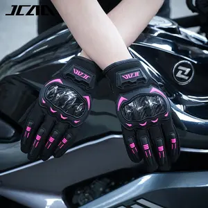 JCAA Summer Mesh Motorcycle Gloves Breathable Touch Screen Men Women Moto Racing Lightweight Riding Gear Motocross Cycling Gloves Rider Gloves