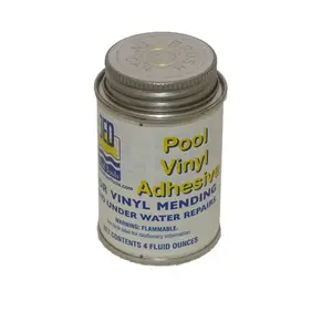 212 MAIN JED Pool Tools 4 oz. Waterproof Adhesive Can for Aquatic Fitness Equipment Maintenance
