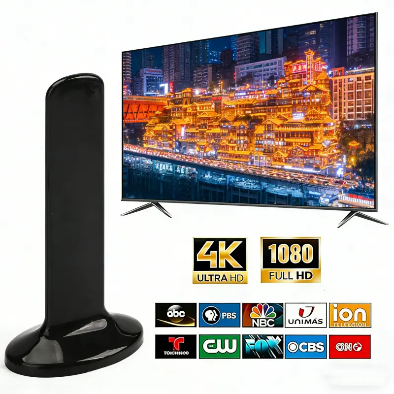 HWU Digital TV Antenna for Smart TVs, 4K/1080P HD Indoor Outdoor HDTV Antenna with Long Range Reception, Free Local Channels,  Compatible with All TVs Easy Setup  HD TV Antenna Plug Usb C Hdmi Hdmi Cable Usb C Hdmi Plug