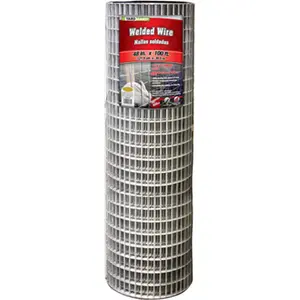 212 MAIN 14 Gauge Galvanized Welded Wire, 48 in. x 100 ft., for Home Improvement, Garden Supplies, Raised Beds