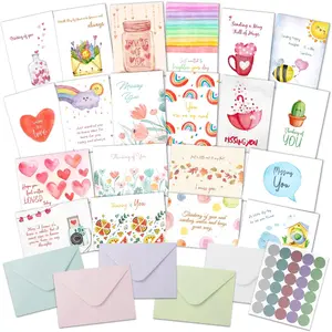 Mr. Pen- Thinking of You Cards with Envelopes, 20 Unique Designs, Large 5”x7”, Thinking of You Card, Blank Inside, Greeting Cards Thinking of you, Encouragement Cards, Note Cards with Envelopes