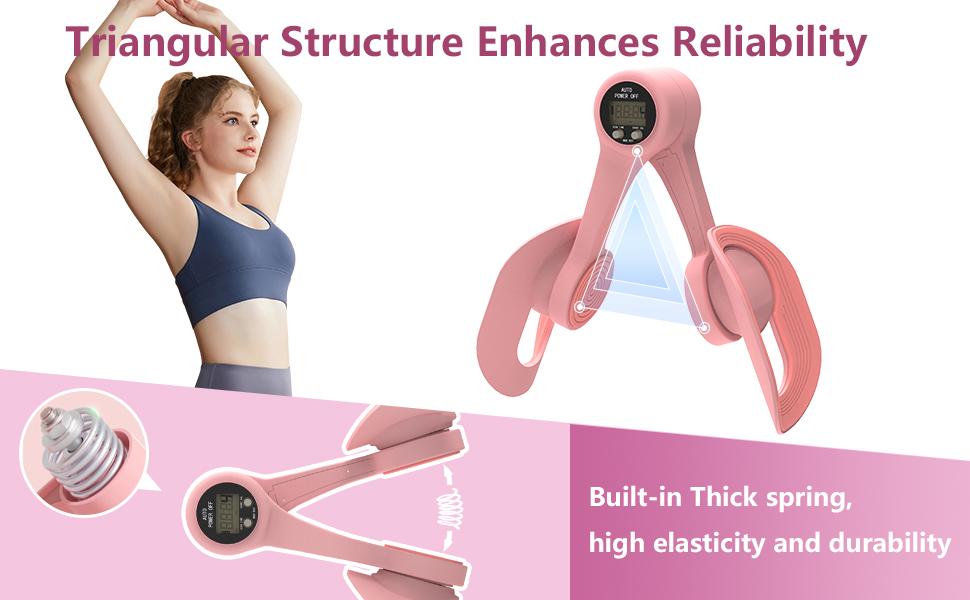 Kegel exercise,Thigh Trainer, Pelvic Floor Muscle Trainer, Inner Thigh Exercise Workout Equipment for Home, Pelvic Floor Strengthening Device Women