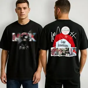 Music Albums Shirt, 2026 Tour 2 Sided Comfort Color Graphic Tee Ring Spun Cotton Casual Soft Washed T-Shirt Trendy Tops Perfect Gift