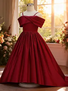 Children's dress princess dress piano performance costume performance dress large and small violin competition girl dress