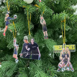 Tres Leches Basketball Christmas Ornament Caitlin Clark Sophie Cunningham Lexie Hull Indiana Champion 2025 Sports Fan Gift