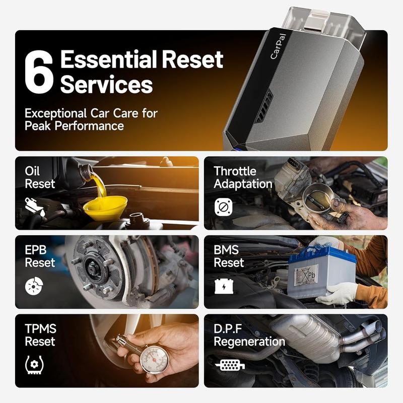 TOPDON CarPal OBD2 Scanner, Bluetooth-compatible Car Diagnostic Scanner