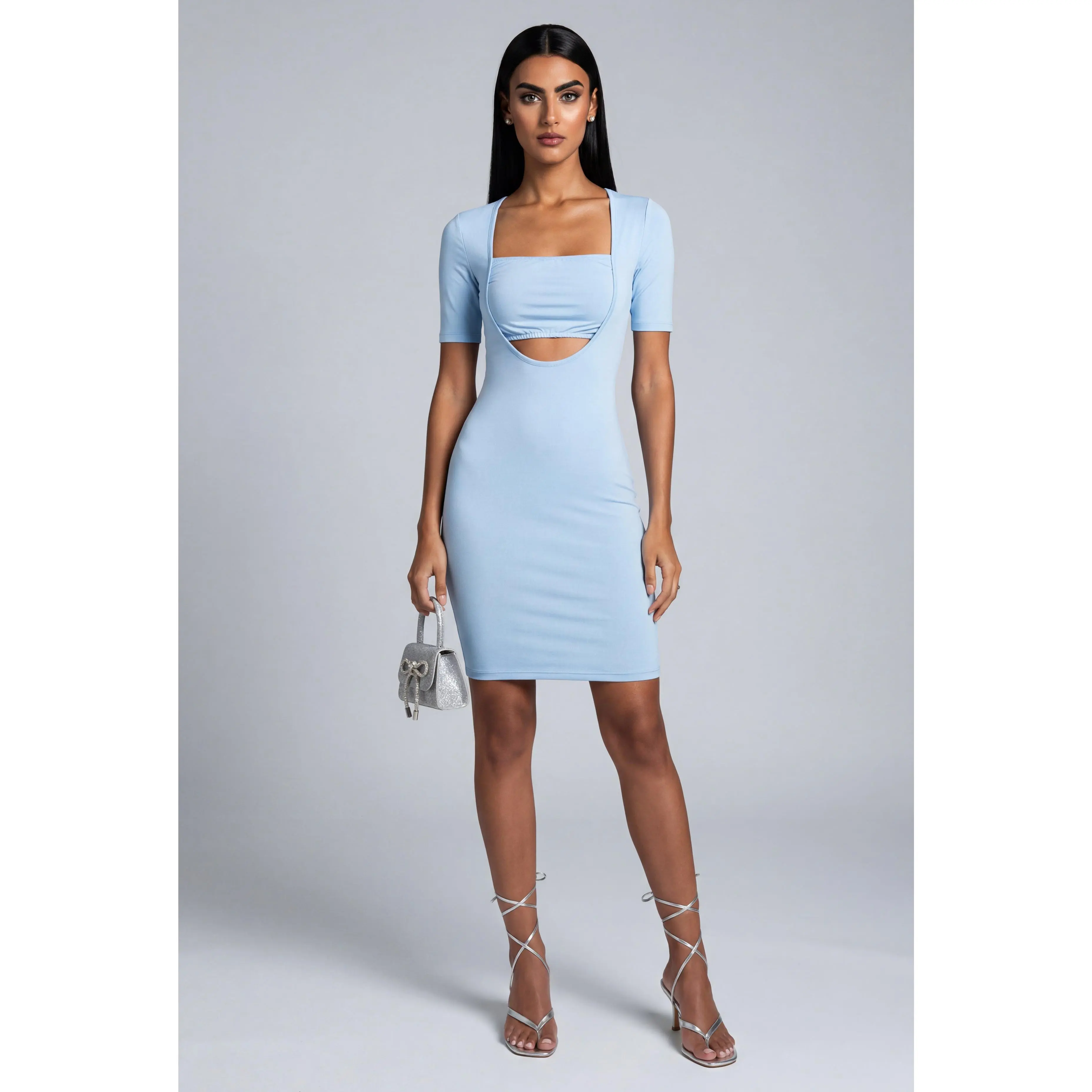 Keyhole Midi Dress