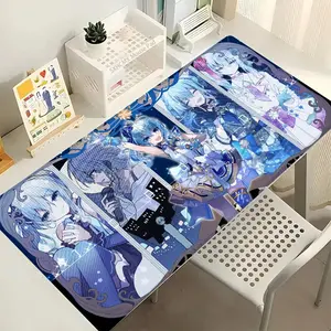 Hololive Hoshimachi Suisei Cute Desk Mat Pc Accessories Large Mousepad Anime Kawaii Carpet Cartoon Girl Rubber Laptop Mouse Pad