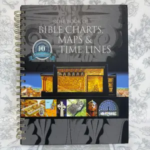 Spiral Bound Bible Guide | Ultimate Bible Charts & Maps Guide, All-in-One Bible Study Tool for Personal Use, Bible Study Groups and Church Learning ——mid year sale