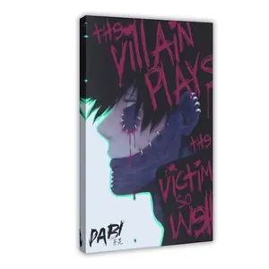 Anime My Hero Academia Dabi II Canvas Poster Wall Art for Home Bedroom Office Dorm Room Decor