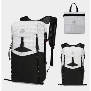 Azela Lightweight Waterproof Hiking Backpack, Breathable Mesh Straps, Large Capacity Foldable Shoulder Bag, Unisex Travel Camping Gear