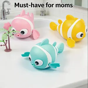 Baby Bath Time Must-Have! 3pcs Swimming Fish Sensory Toys