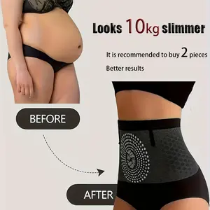Women's High Waist Tummy Control Shapewear Shorts, Butt Lifter Body Shaper Panty, Anti-Rolling Slimming Underwear, High Stretch Soft Fabric Daily Wear