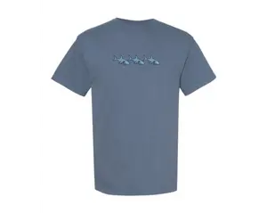 Embroidered Shark Tshirt, Summer Tshirt, Short Sleeve Tshirt, Comfortable Embroidered Tshirt