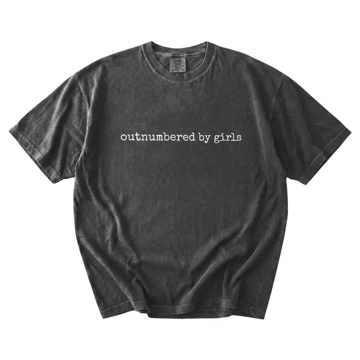 Comfort Colors Funny Dad Shirt, Outnumbered by Girls Gift, Father's Day Gift for Him, Dad Shirt, Gift for Dad of Girls Gift From Daughter