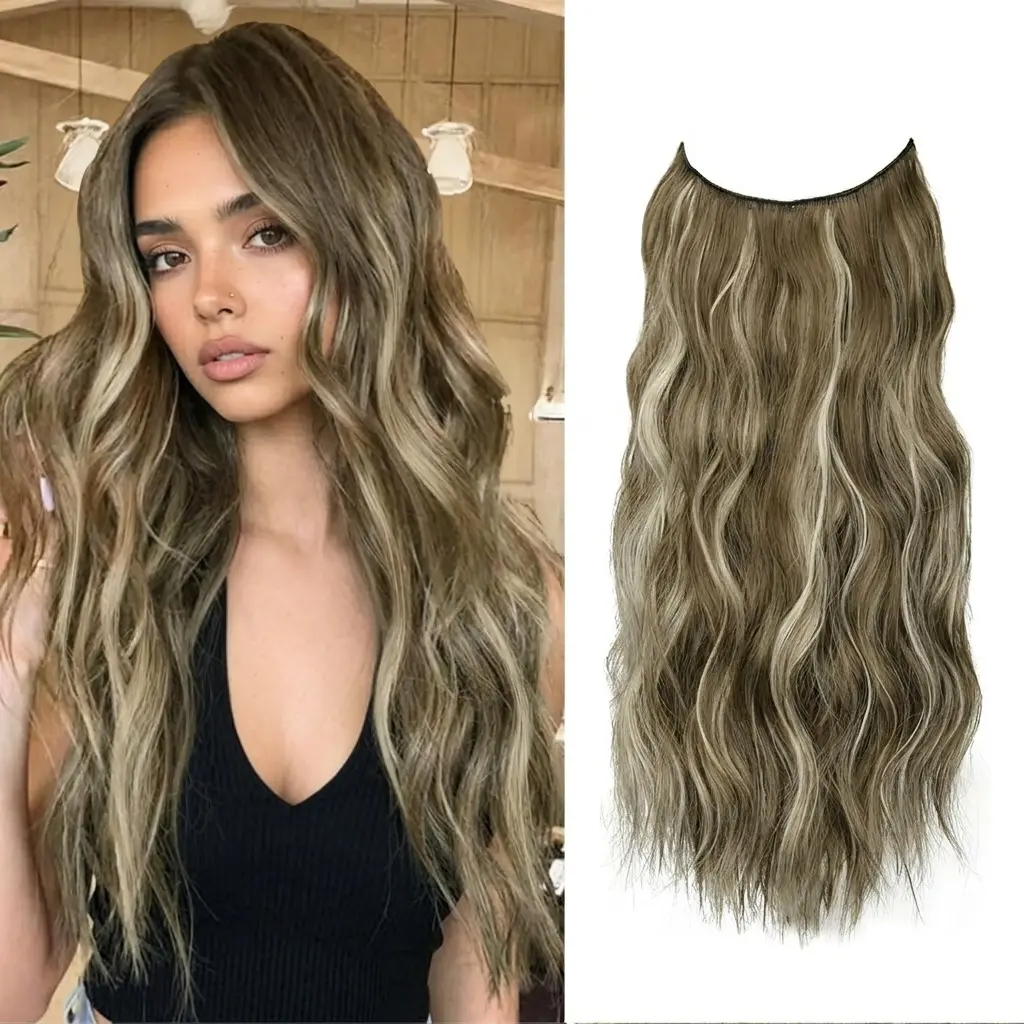 Brown mix Ash Blonde | 4-Clip One-Piece