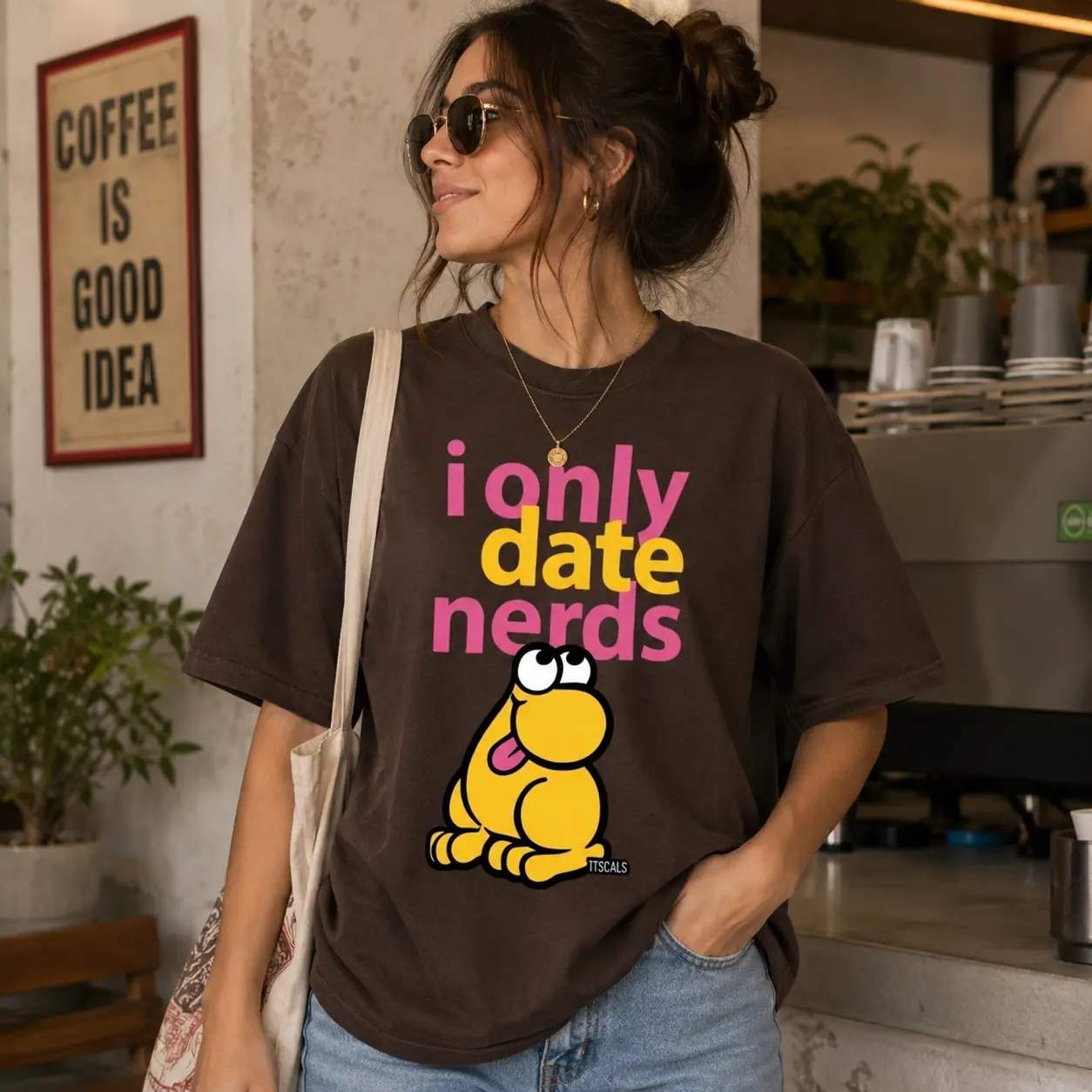 I Only Date Nerds Shirt, Funny Geek Graphic Tee, Cute Nerd Lover T-Shirt, Retro Humor Unisex Tee