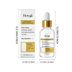 HOYGI Exfoliant Rice Ampoule Niacinamide Brightening Gentle Exfoliating Deep Cleansing Facial Essence