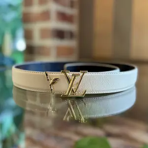 Pre-owned LOUIS VUITTON Pretty LV 30mm Reversible Belt
