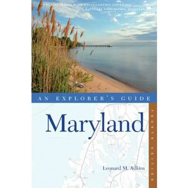 USED Book - An Explorer's Guide Maryland by Adkins, Leonard M. (Paperback) - english