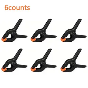 6 Photography Background Clip Holders, A-Frame Clamps for Models, Woodworking Clips, Multi-Functional Iron Plate Quick Clips, DIY Stone Clips