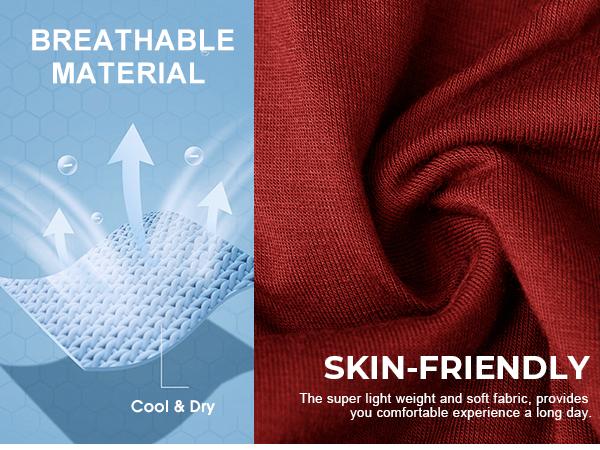 BAMBOO COOL Men's Boxer Briefs 7-Pack Ultra-Breathable 3D Support Pouch Tag-Free Waistband S to 3XL Comfortable Everyday Wear