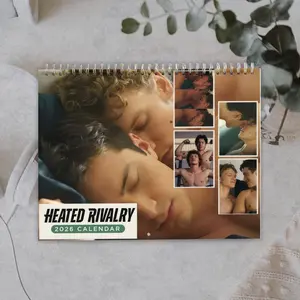 Heated Rivalry Limited Version Calendar 2026, Heated Rivalry Limited Version Wall Calendar, New Year Room Decor