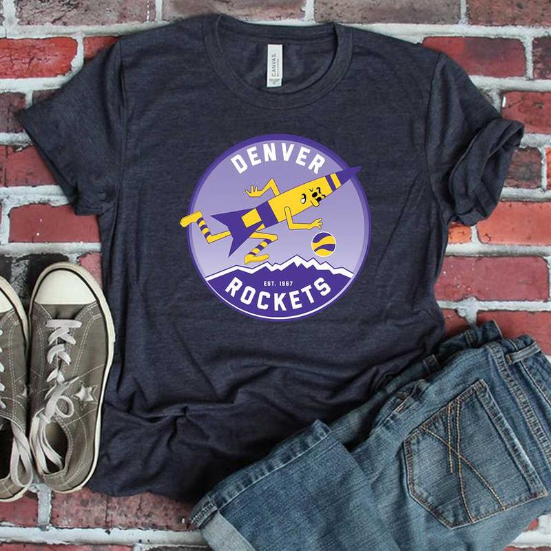 Denver Rockets Aba Basketball T-Shirt