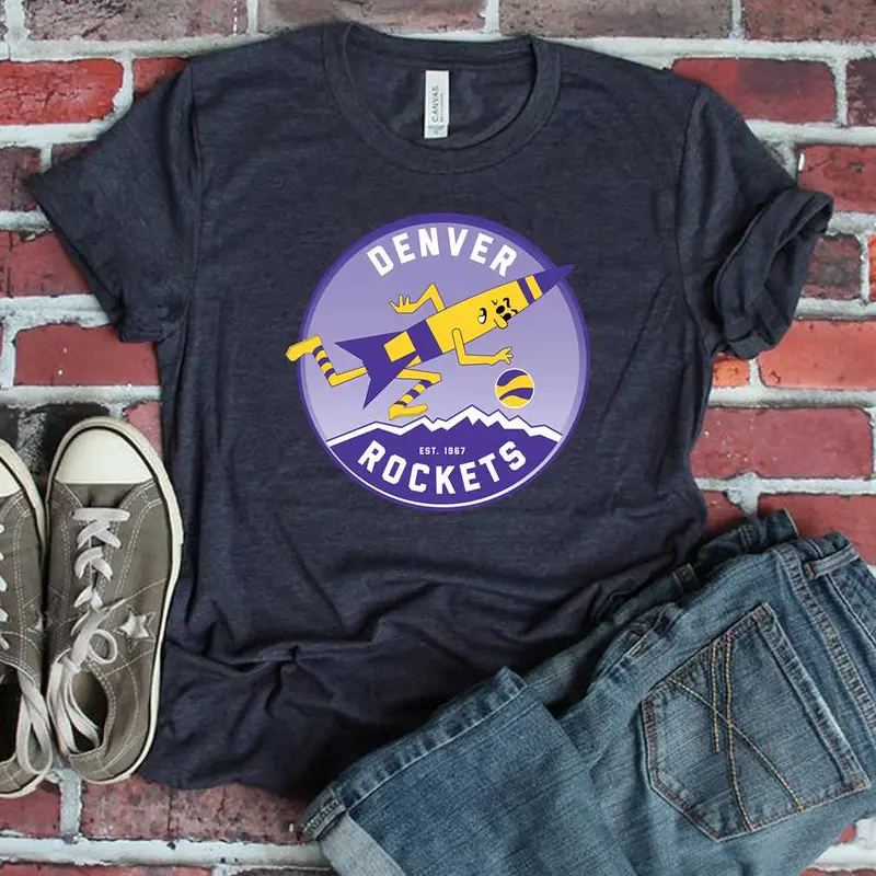 Denver Rockets Aba Basketball T-Shirt