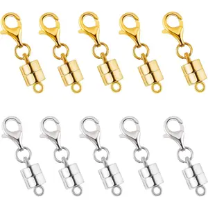 Magnetic Necklace Clasp,Magnetic Necklace Clasps and Closures for Bracelet Necklace Extender,Magnetic Jewelry Clasps