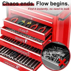 12 Pack Toolbox Magnetic Labels With Icons Car Tool Storage Stickers Outdoor Vehicle Repair Accessories
