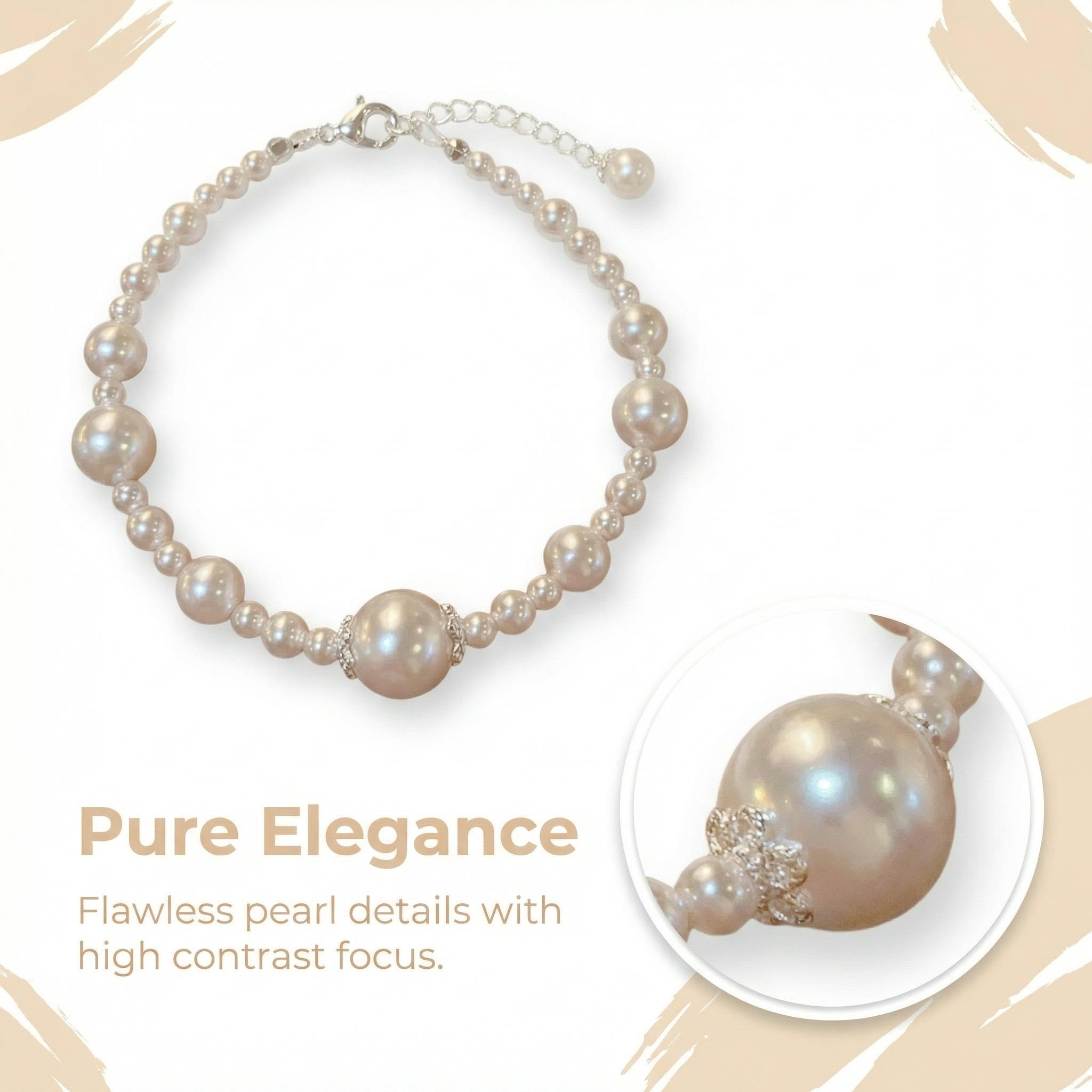 French Vintage-Inspired Pearl Bracelet — Light Luxury, Niche Design, and Refined Elegance; A Versatile, High-End Beaded Accessory
