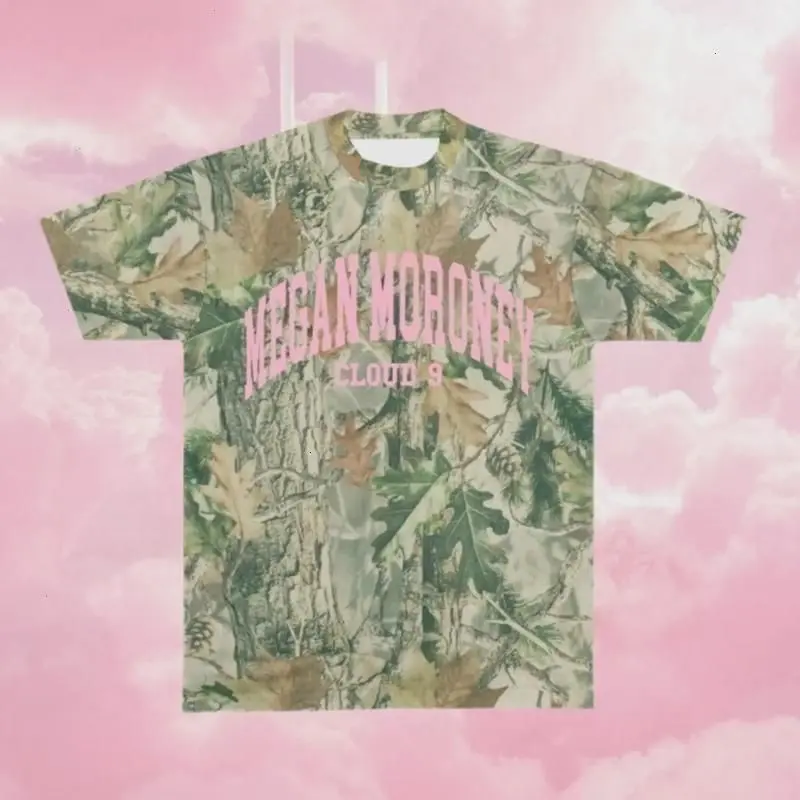 Megan Moroney Camo Shirt, Vintage Camo Country Music Tee, Cloud 9 3d shirt, 3D Graphic T-Shirt, Realistic Print Tee, Unisex Streetwear Style