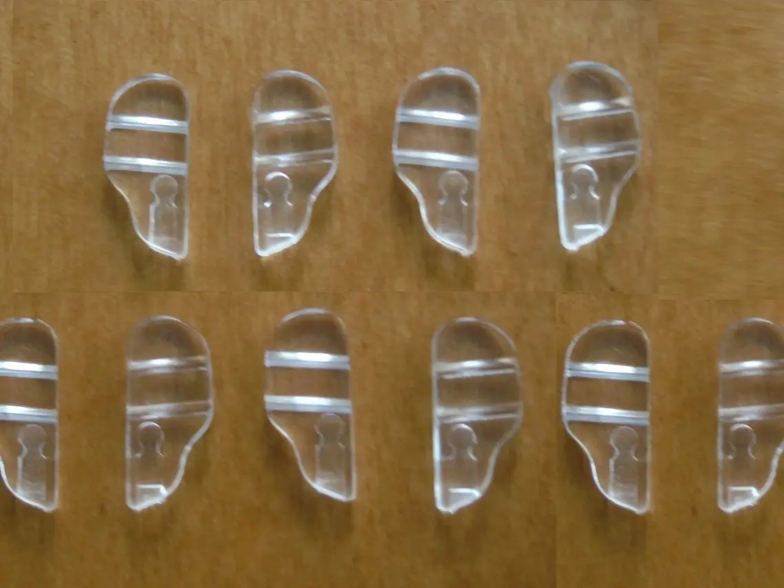 5 Pairs 10 Pcs New Tag Heuer Silicone Nose Pads Nose Pieces- Soft Comfortable No Pressure -  Anti Slip & Flexible Fit - Glasses Sunglasses Part - Lightweight Flexible Extra Soft Silicone Material