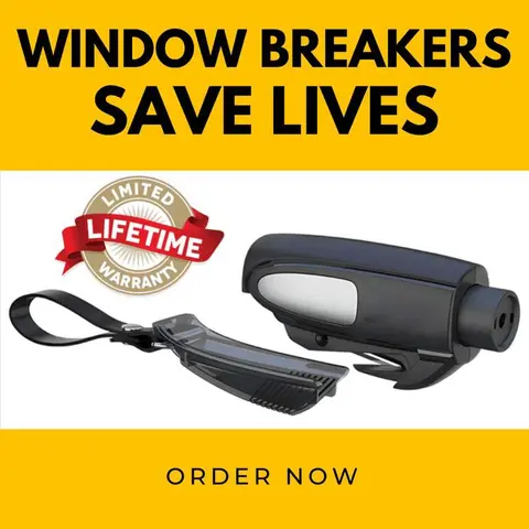 【Buy 1 get 3】2-in-1 Emergency Window Breaker & Seat belt Cutter